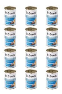 Dr.Sacchi yetişkin kedi-somonlu 400gr x 12 adet
