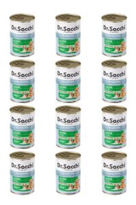 Dr.Sacchi yetişkin köpek-kuzu etli 400gr x 12 adet
