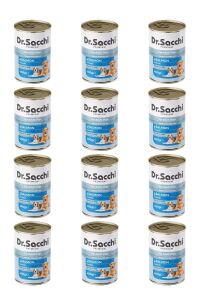 Dr.Sacchi yetişkin köpek-somonlu 400gr x 12 adet