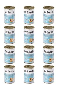 Dr.Sacchi yavru köpek-kuzu etli 400gr x 12 adet