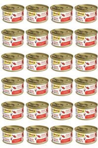 GimCat Shinycat SF Fileto Tuna Balıklı Domatesli Konserve Kedi Maması 70 Gr x 24 Adet