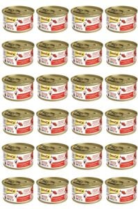 GimCat Shinycat SF Fileto Tuna Balıklı Domatesli Konserve Kedi Maması 70 Gr x 24 Adet
