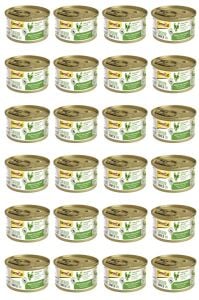 GimCat Shinycat SF Fileto Tavuklu Elmalı Konserve Kedi Maması 70 Gr x 24 Adet