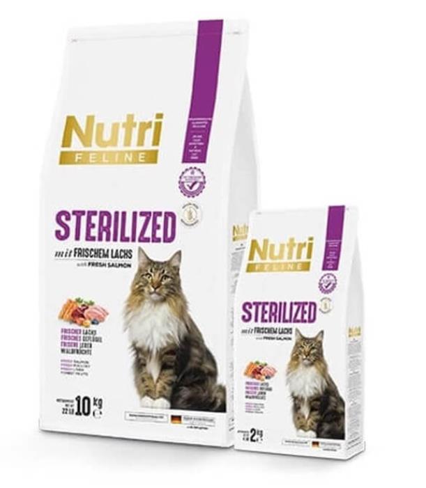 Nutri Feline Sterilised Kısırlaştırılmış Tahılsız Kedi Maması 10 kg