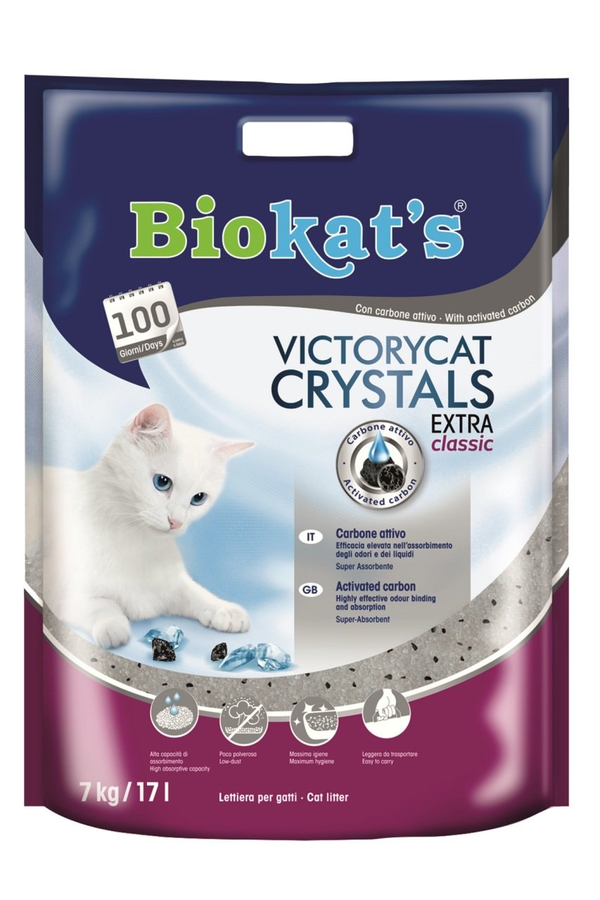 Biokats VictoryCat Crystals Extra Silica Kedi Kumu 7Kg - 17 Lt