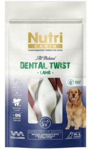 Nutri Canin Dental Twist Kuzulu Köpek Ödülü M/L 120 Gr