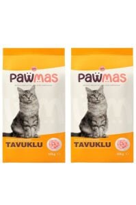 Pawmas Tavuklu Yetişkin Kedi Maması 10 Kg x 2 Adet