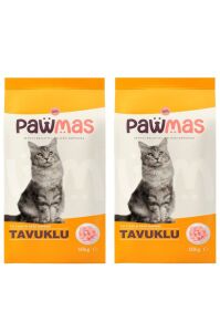 Pawmas Tavuklu Yetişkin Kedi Maması 10 Kg x 2 Adet
