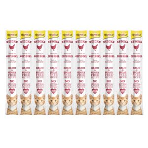 GimCat Sticks Kümes Hayvanı etli Ödül Çubukları 50 gr - 10lu