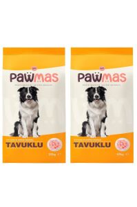 Pawmas Tavuklu Yetişkin Köpek Maması 10 Kg x 2 Adet