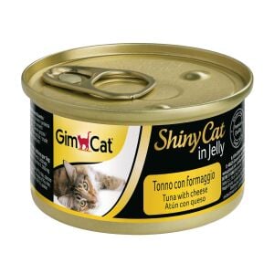 GimCat Shinycat Konserve Kedi Maması -Tuna Balıklı Peynirli 70gr