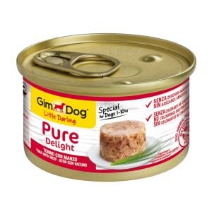 GimDog Konserve Köpek Maması - Tuna Balıklı Biftekli 85gr
