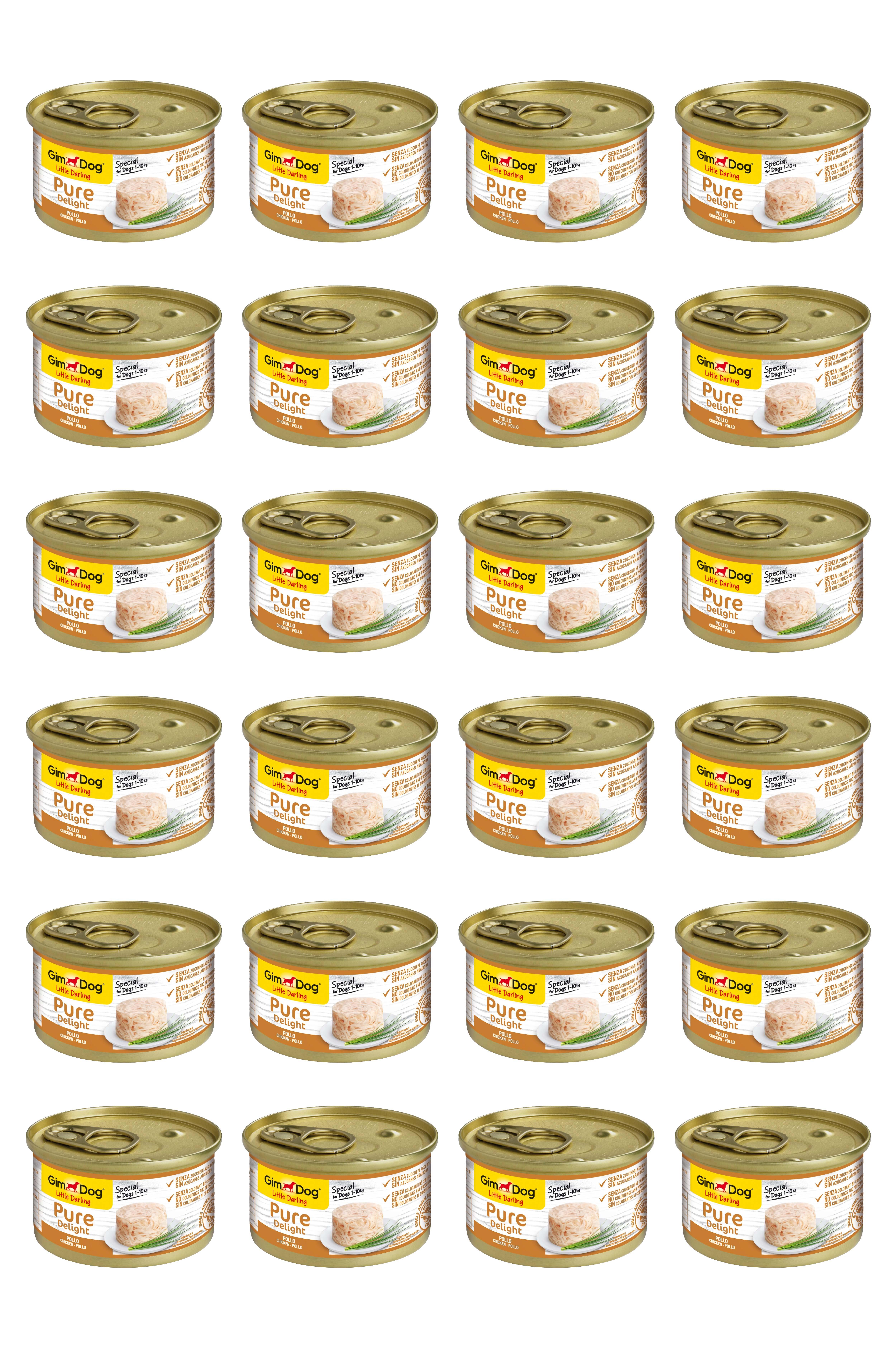 GimDog Konserve Köpek Maması - Tavuklu 85grX24AD