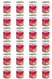 Dr.Sacchi Konserve Köpek Sığır Etli 400gr x 24 Adet