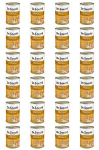 Dr.Sacchi Konserve Köpek Tavuklu Hindili 400gr x 24 Adet