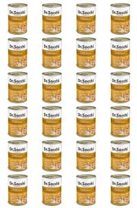 Dr.Sacchi Konserve Köpek Tavuklu Hindili 400gr x 24 Adet