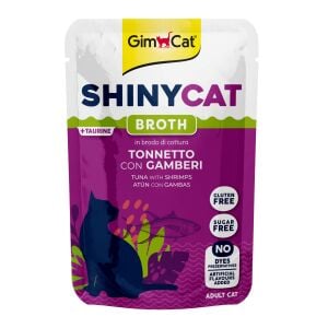 Gimcat Shinycat Pouch Tuna with Shrimps 70 gr - Ton Balıklı Karides