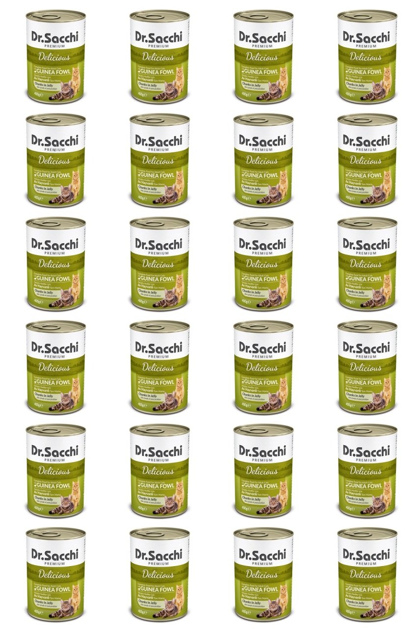 Dr.Sacchi Konserve Kedi Av Hayvanlı 400gr x 24 Adet