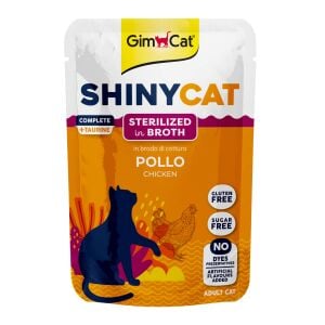 Gimcat Shinycat Pouch Sterilized Chicken 70 gr - Tavuk Kısırlaştırılmış kediler için