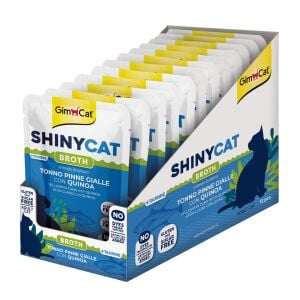 Gimcat Shinycat Pouch Sarı yüzgeçli Ton Balığı ve Kinoa X12AD